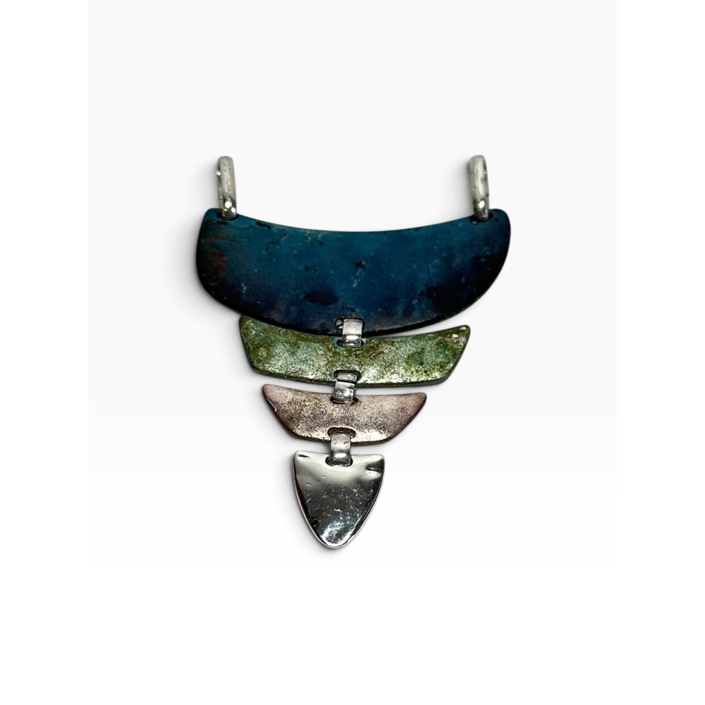 RLM Robert Lee Morris Studio Pendant Multi Color Tiered Patina